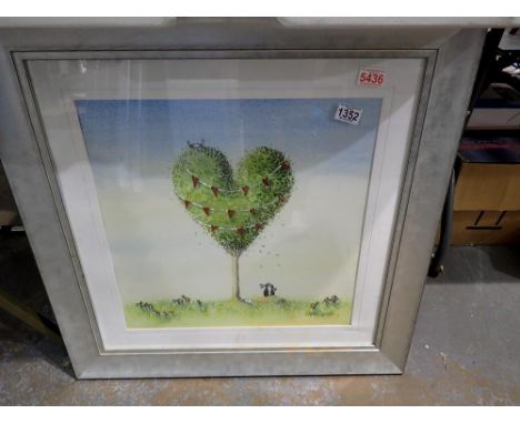 Catherine J Stephenson framed print. Not available for in-house P&amp;P 