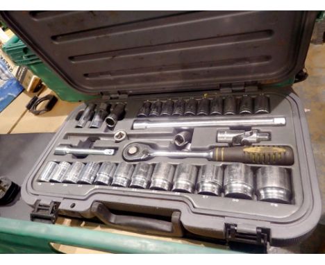 Yamoto thirty two piece socket set. All electrical items in this lot have been PAT tested for safety and have passed. This do
