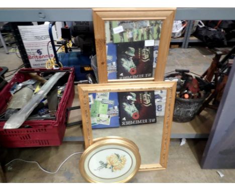 Two mirrors and a tapestry. Not available for in-house P&amp;P 