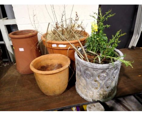 Ceramic chimney pot. Not available for in-house P&amp;P 