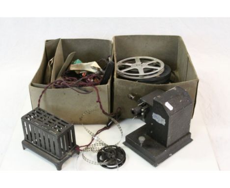 Vintage Bingoscope Film Projector, Reels, etc