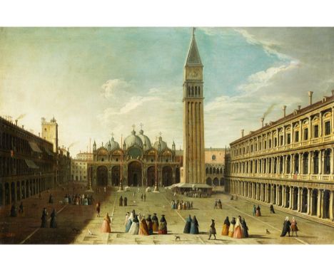 Meister der Langmatt Foundation,Apollonio Facchinetti, genannt „Domenichini“, tätig um 1740 – 1770PIAZZA SAN MARCO, VENEDIGÖl