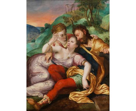 Meister des verlorenen Sohnes, tätig zwischen den 1530- und 1560er-Jahren in Italien und Antwerpen, zug.LOTH UND SEINE TÖCHTE
