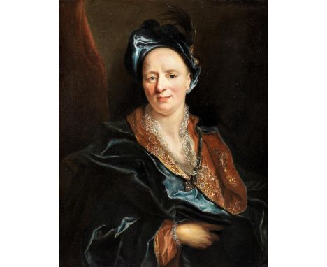Nicolas de Largillière, 1656 – 1746, nachPORTRAIT DES GIOVANNI PAOLO PANINI (1691 – 1765)Öl auf Leinwand. Doubliert.90 x 73 c