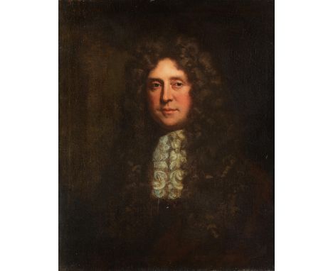 Peter Lely, 1618 Soest – 1680 London, zug.ELEGANTES HERRENPORTRAIT, WOHL DES JOHN BRERETONÖl auf Leinwand. Doubliert.76 x 63 