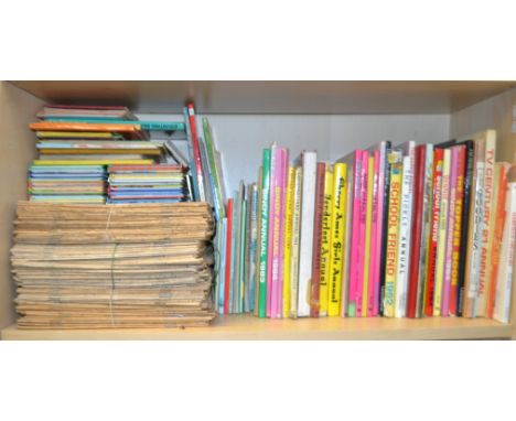 Books - children's annuals; Sindy 1980s; Barbie; School Friend; Paddington, Magic Roundabout; Thomas the Tank Engine; comics 