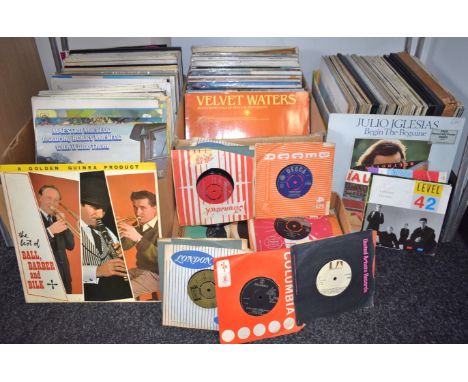 Vinyl Records - Pink Floyd Meddle, others, Elvis Presley, Marlene Deitrich, Frank Sinatra, Andy Williams, etc.; LP's and 45's