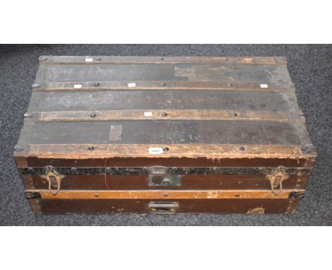 A Bickerton & Son of London luggage trunk, early 20th century
