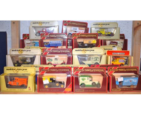Matchbox Models of Yeasteryear, inc Y-5 1927 Talbot;  Y27 1922 Foden Steam Lorry; Y30 1920 Model AC Mack;  Y12 Model T Ford e