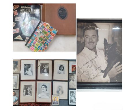 Two vintage stamp albums and a small stock book and contents to include stamps from China, Germany, Hong Kong and Great Brita
