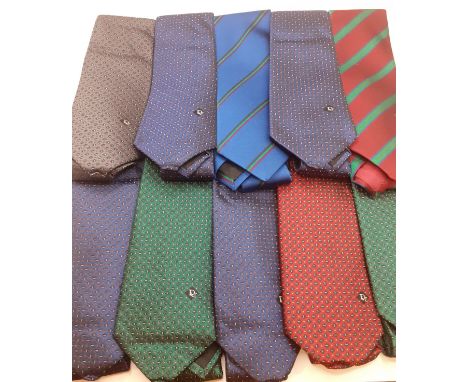 Christian Dior-Ten 1980's/90's 'Monsieur' gents ties in branded boxes. Location:If there is no condition report shown, please