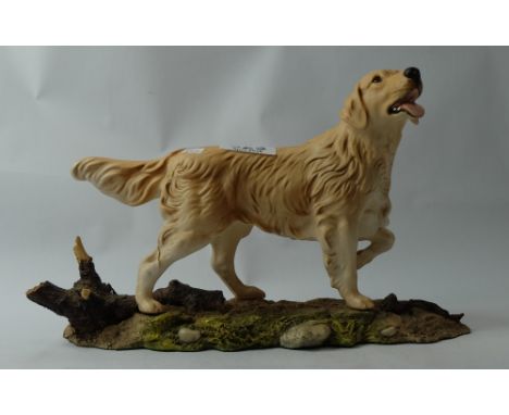 Beswick Retriever on ceramic base 3066