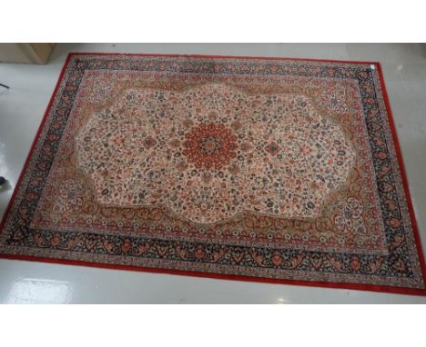 Deep red living room carpet rug 3.0m x 2.0m