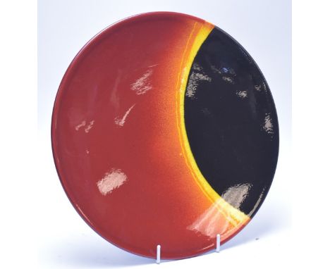 A large Poole 'Eclipse' limited edition plate.