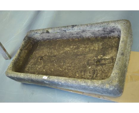 A large rectangular composition trough, 92cms wide.