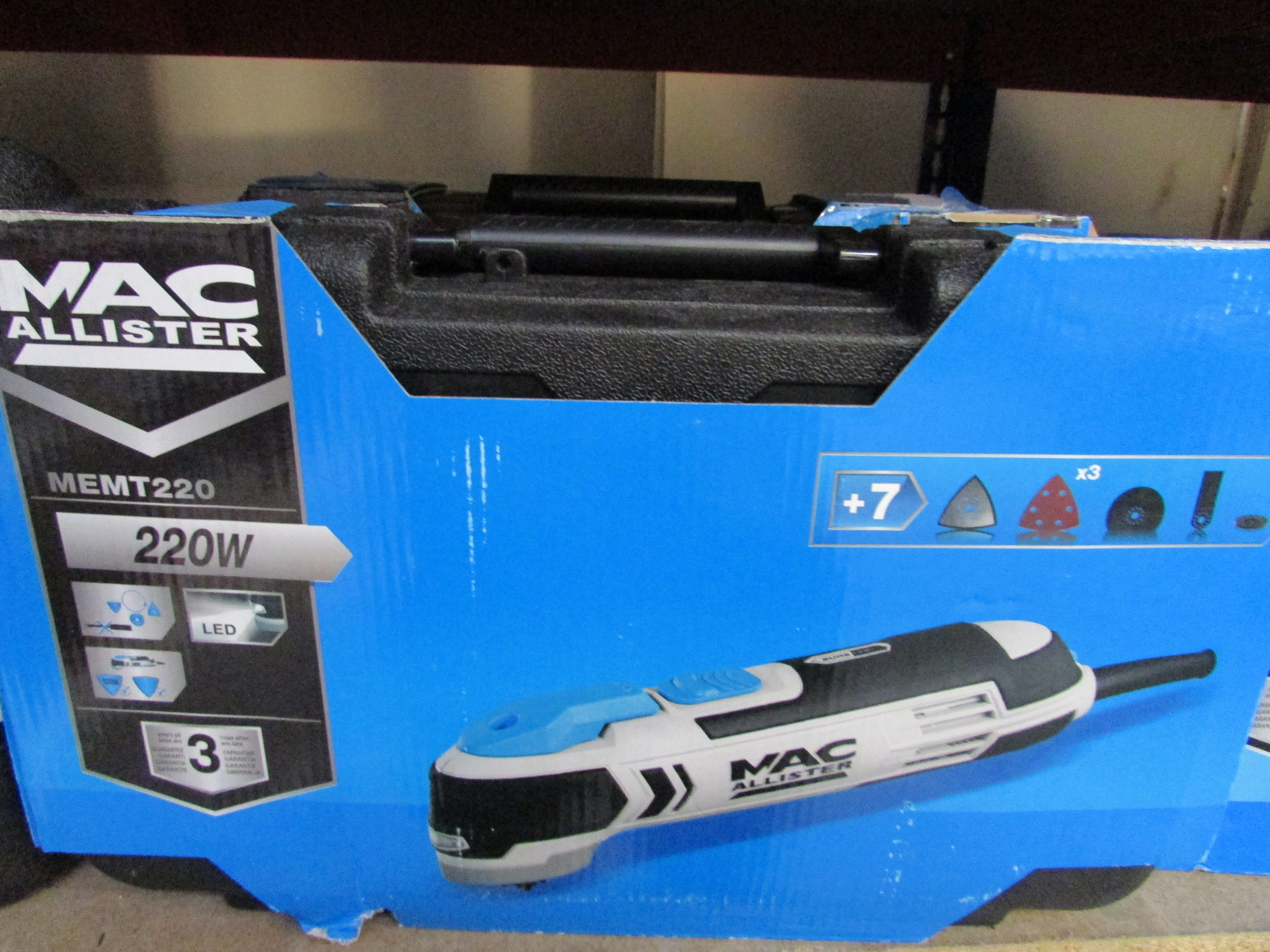 Mac Allister 220240V 220W Corded Multi Tool Memt220