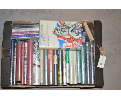Hardback books, mainly Military History interest, to include: Tracks in Europe by Captain C. J. Boardman; The Gunners of Augu