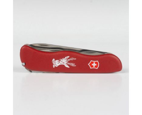 This stainless-steel folding knife and tool includes 3" blade, saw blade, bottle opener with screwdriver tip, corkscrew, hook