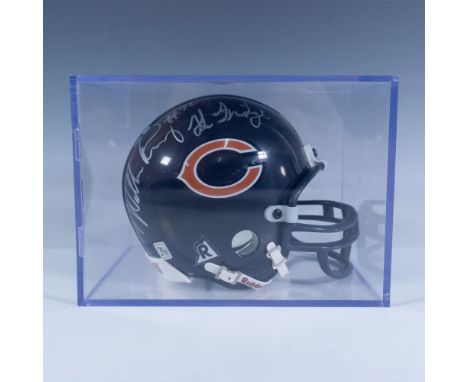 Riddell miniature, 3 5/8", autographed by The Fridge in silver sharpie. Tri-Star Productions, INC. Certificate of Authenticit
