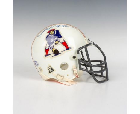This New England Patriots collector's mini helmet from Riddell is signed by Hall of Famer Joe Kapp which was witnessed and ce