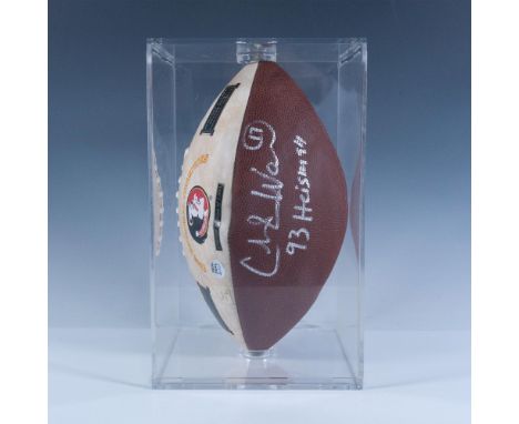 This Florida State University Seminoles ball is a limited run of just 1993 and has the team's logo in the portion below the l