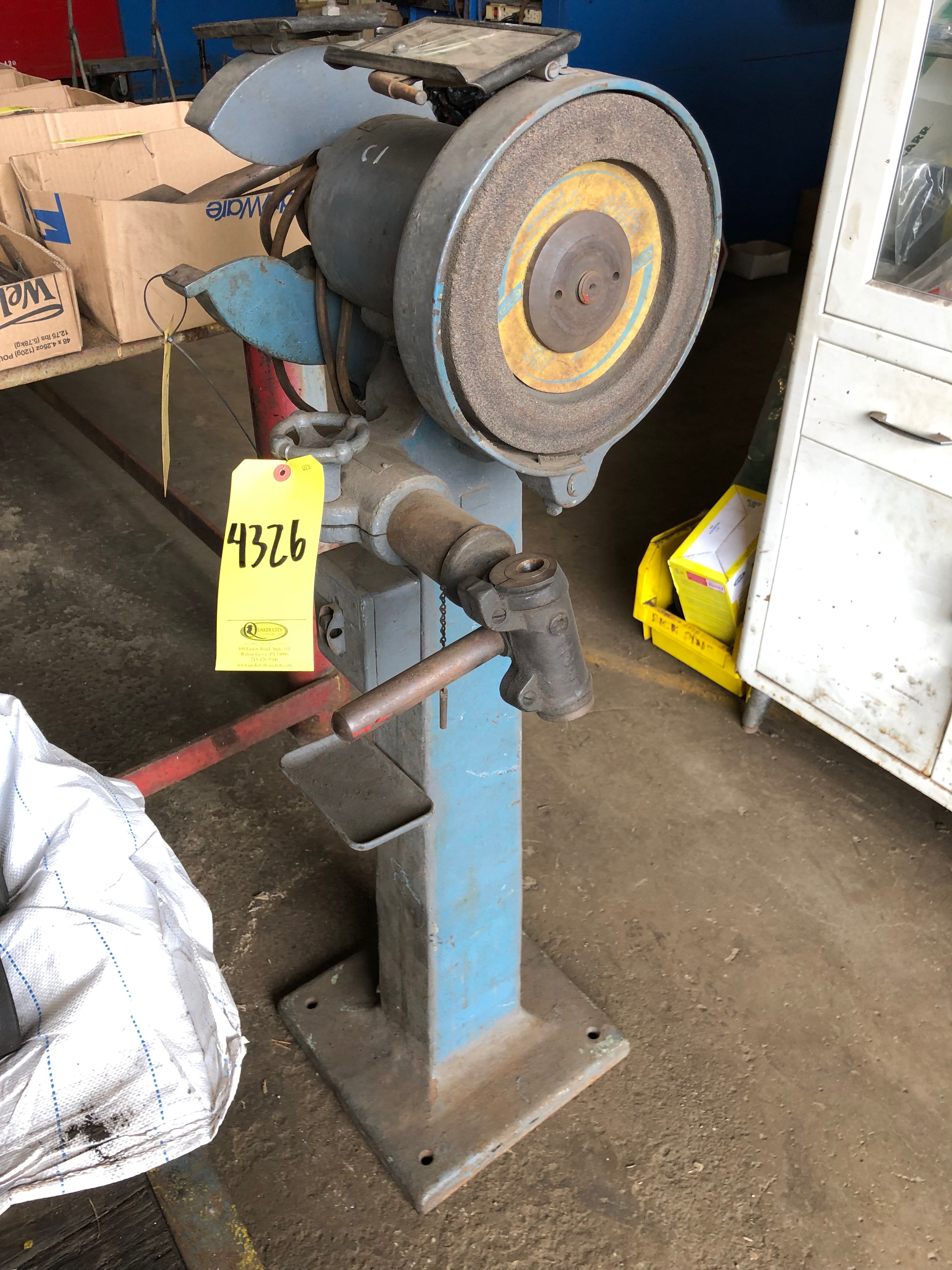 DOUBLE END 8" PEDESTAL GRINDER