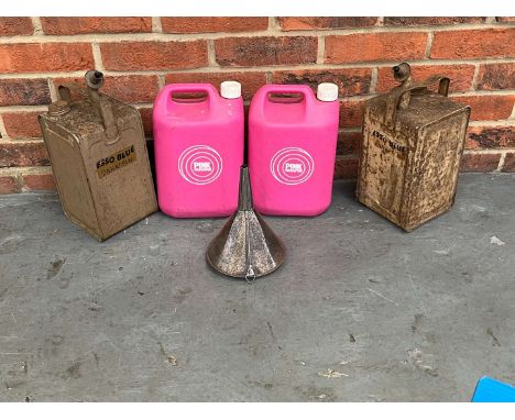         Summary:Two Esso Paraffin Cans and Two Pink Paraffin Bottles&nbsp; 