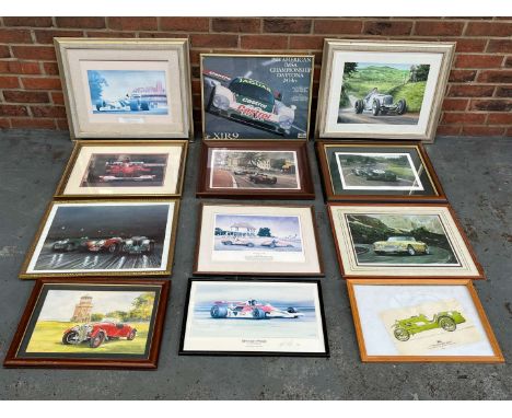         Summary:Twelve Framed Motoring Prints&nbsp; 