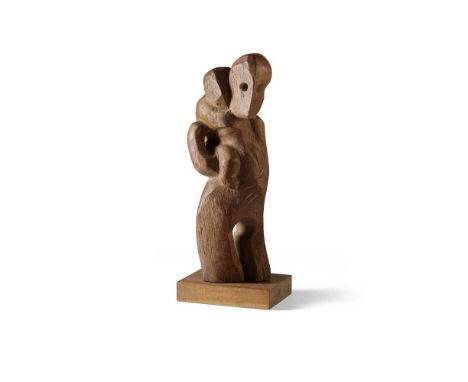 monogrammed and dated (to base), wood26cm high, 9.5cm wide (10.25in high, 3.75in wide)Footnote: Note: Sven Berlin was an inte