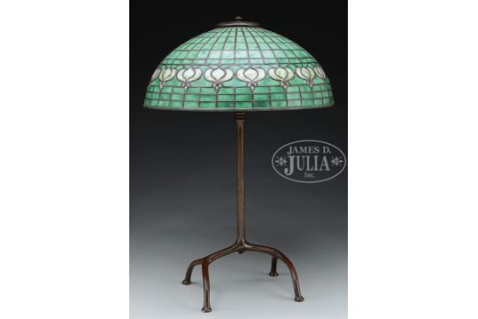 TIFFANY STUDIOS POMEGRANATE TABLE LAMP Tiffany Studios, Pomegranate table lamp