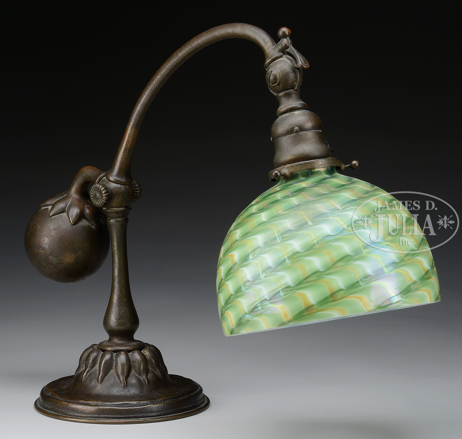 Tiffany Studios Lundberg Studios Counterbalance Desk Lamp Tiffany