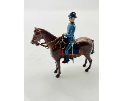 Britains - Paris Office - Mounted French Infanterie Leger Officer, comprising: Senior Officer, Fixed Arm &amp; Empty Handed. 