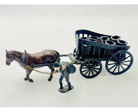 Charbens - The Coal Cart, comprising: Black Coal Wagon, Brown Horse, Coalman Carrying Sack &amp; 8 x Coal Sacks. Some minor p