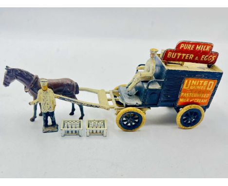 Charbens - Set No 821 - Milk Delivery Van, comprising: United Dairies Van ["United Dairies Pasteurised Milk and Cream" to Sid