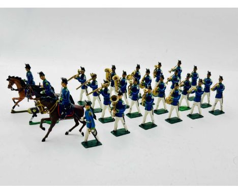 Heyde No 3 [48mm] size solids made prior to 1945 by Georg Heyde of Dresden, Royal Bavarian Officers and Corps Band, comprisin