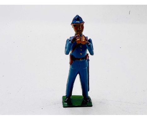 Britains - Paris Office - Infanterie de Ligne Officer, 1916 Version, comprising: Officer Standing with Binoculars, Depicted i