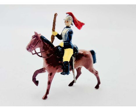 Britains - Paris Office - Mounted British Royal Horse Guard, comprising: Royal Horse Guard with Movable Arm Holding Carbine. 