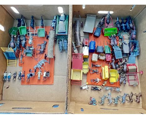 Britains, Charbens, Crescent &amp; Similar Makers - Farm Ranges, comprising: a quantity [75+ pieces] of Horse Drawn Farm Equi