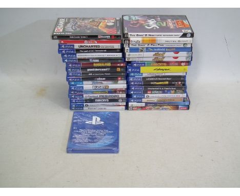 PS4 Xbox - Other - A collection of 34 mixed format video games predominately for PS4. Lot includes PS4 Farcry5; PS4 The Last 