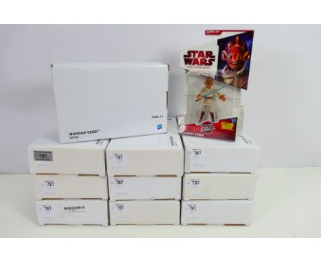 Star Wars - The Clone Wars - 10 x unopened carded Nahdar Vebb figures all still in their original postal boxes # 94728. The c