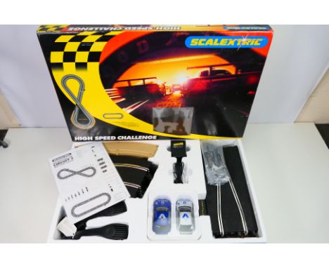 Scalextric - A boxed Scalextric High Speed Challenge Set. The set gives the impression it has never been used / or seen littl