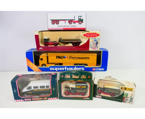 Corgi - Eddie Stobart - Trackside - A collection to include mixed haulage trucks and vans in mixed scales. A Corgi Transit Va