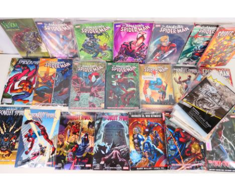 Marvel - A collection of predominately Spider-Man themed graphic novels, including 'The Amazing Spider-Man: The Complete Ben 