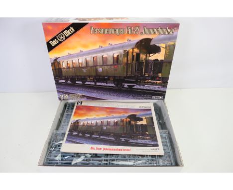 Das Werk - A boxed model kit in 1/35 scale, a German WW2 Cid-27 Personnenwagen # DW35033. The kit appears mInt with parts sti