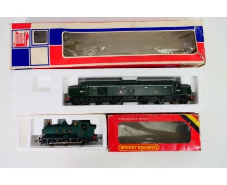 Hornby - Jouef - 2 x boxed OO gauge locomotives, a Class 40 number D210 named Empress Of Britain # 8913 and a GWR Pannier tan