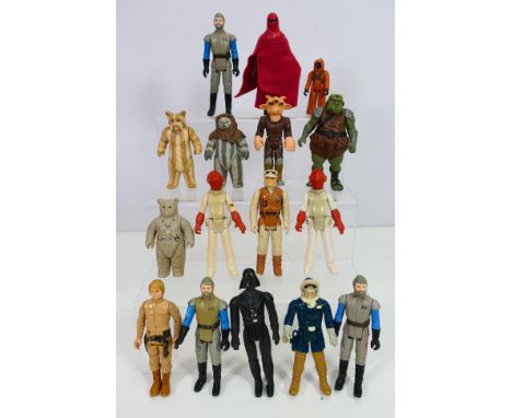 Star Wars - Palitoy - Kenner - A loose group of 16 vintage Star Wars 3¾" action figures. Lot includes Darth Vader (1977, GMFG