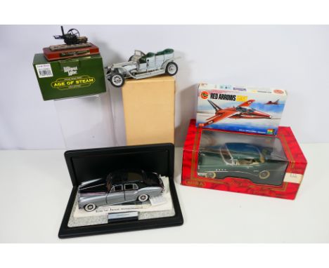 Mira - Franklin Mint - Airfix - Lilliput Lane - A group of models, a Buick Century in 1/18 scale, a Franklin Mint Rolls Royce