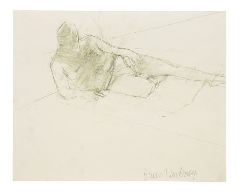 David Hockney (B. 1937)Figure Drawing  1962 signedchalk and pencil on paper  39.9 by 49.8 cm. 15 11/16 by 19 5/8 in. This wor