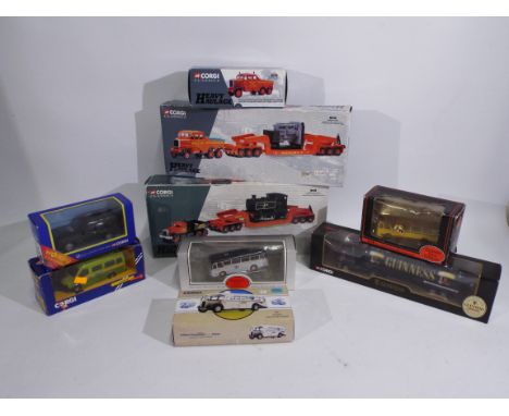 Corgi , EFE - Nine boxed diecast model vehicles in various scales. Lot includes Corgi 'Heavy Haulage #31007 Diamond T Ballast