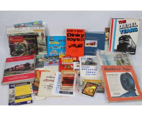 Hornby, Lima, Dinky Toys, Athearn, Others - A collection of model railway catalogues, railway ephemera, and diecast related b